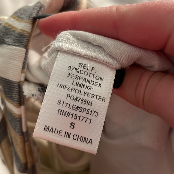 Le Lis Striped High-Rise Paper Bag Pants - Small - Picture 5 of 5